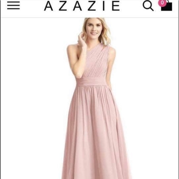 ‼️SOLD ON MARKETPLACE‼️ Dusty Rose Azazie Dress - Picture 2 of 3